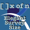 Elegant Survey Size