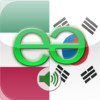 Italian to Korean Voice Talking Translator Phrasebook EchoMobi Travel Speak PRO