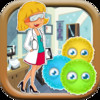 A Doctor Germs and Virus wipeout Game