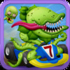 Zombie Go Kart Road Race Free Kids Game - Easy Carnivorous Shrub Turbo GoKart Car Racing Chase