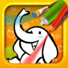 Color & Draw for kids HD: 4 apps in 1 - Coloring Book for iPad