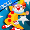 Angry clown shooting color balloon - Gold Edition