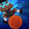 Flick the Combat basketball  in  3 point Hoops Game free