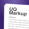 UQMarkup