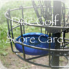 Score Card for Disc Golf