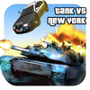 Tank vs New York (Amazing Battle!)