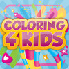 Coloring 4 Kids - Kids Coloring Book with Grading Feature, Voice Feedback, Stickers, and Picture Frames