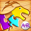 My First Wood Puzzles: Dinosaurs - A Kid Puzzle Game for Learning Alphabet - Full Version