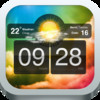 Nightstand- Alarm Clock with Sleep Timer, Weather, and Colorful Wallpapers