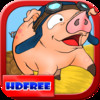 Rocket Pig - Piggie with Birds on Happy Farm Days - Cool Fun Adventure Arcade Game - HD FREE