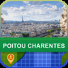 Poitou Charentes, France Map - World Offline Maps