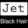 JET BLACK HAIR