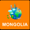Mongolia Off Vector Map - Vector World