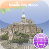 Saint Malo, Le Mont St Michel Street Map for iPad