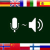 SayHay Translate - Voice Translator with Speech recognition and dialect free clean speaking voice output reading any of 24 languages like french, german, chinese or spanish translating with a learning powerful premium dictionary