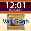 Clockscapes Vincent Van Gogh - Animated Clock Display