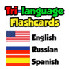 Flashcards - English, Russian, Spanish