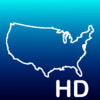 Aqua Map USA HD - Marine GPS Offline Charts