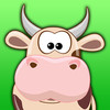 Teach me Farm Animals Cartoon: learn that the cow sleeps in the barnyard, the chicken lays eggs and the piggy loves mud