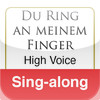 Du Ring an meinem Finger, Schumann (High Voice & Piano - Sing-Along)