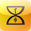 World money clock-Time is money.-