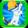Stick Man Mega Golf for iPad - Free
