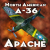 North American A-36 Apache. Combat Flight Simulator