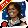 Female Force: Michelle Obama by Blue Water Comics and Auryn Apps. (iPad Lite Version)