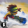 DownHill Racing - Crazy Winter Snowboard Race Free
