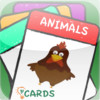 Kid's Animals Flashcards in English (77CARDS series)