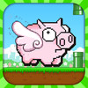 Flying Farting Smashy PIG - Clappy Brave piggy-bird flap again stornger when ever