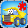 Trucks JigSaw Puzzle - Fun Animated Puzzles for Kids with Truck and Tractor Cartoons!