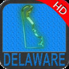 Delaware nautical chart HD: marine & lake gps waypoint, route and track for boating cruising fishing yachting sailing diving