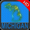 Michigan nautical chart HD: marine & lake gps waypoint, route and track for boating cruising fishing yachting sailing diving