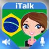 iTalk Brazilian: Conversation guide - Learn to speak a language with audio phrasebook, vocabulary expressions, grammar exercises and tests for english speakers HD