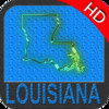 Louisiana nautical chart HD: marine & lake gps waypoint, route and track for boating cruising fishing yachting sailing diving