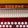 Hohner-B/C Double-Ray Black-Dot Button Accordion