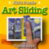 Kid’s art puzzle: sliding slices!
