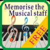 Memorise music staff C Key