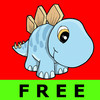 ABC Dinosaur Stickers Art HD Free Lite - for iPad