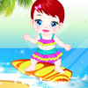 Baby In the Sand - Swimming & Play for Girl & Kids Game