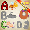 Spanish Alphabet Puzzles for Toddlers and Kids : First steps to learn Spanish ! FREE app