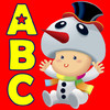 ABC Christmas Nursery Rhymes -Talking Voice Alphabet Flashcards Kids Games
