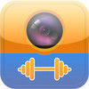 Gym Fitness Photo Booth: Add Objects and Text to Workout , Weight Loss and Diet Pictures