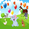 ABC Animals Puzzle & Balloons