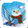 Flappy Cute Bird in Snow - Free